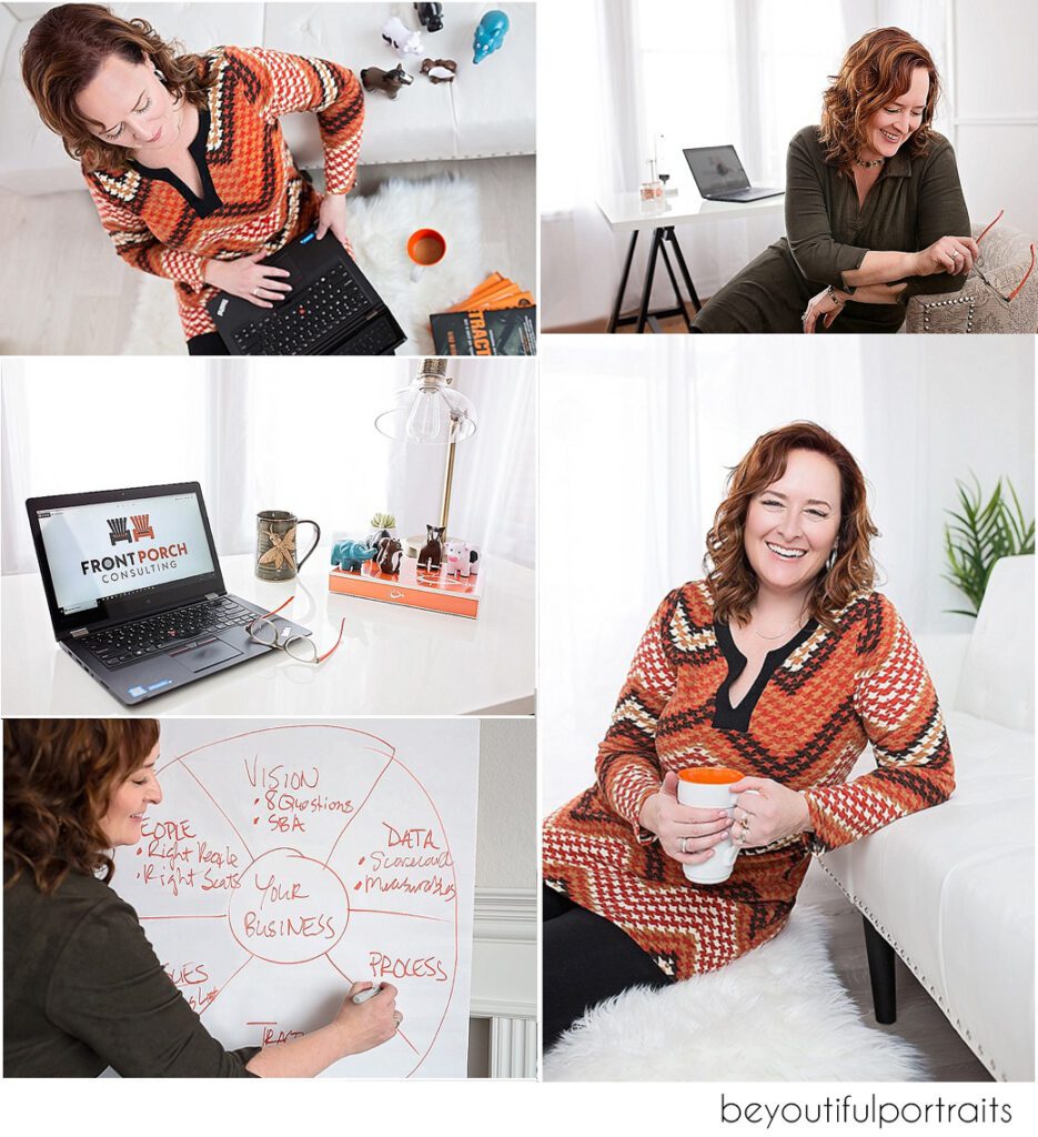 Personal branding photoshoot for Business Coach in Fort Collins Photostudio